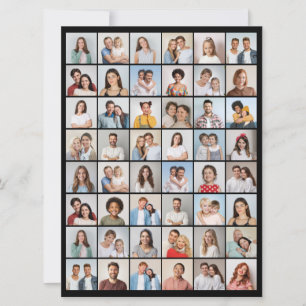 Create Your Own 48 Photo Collage Card
