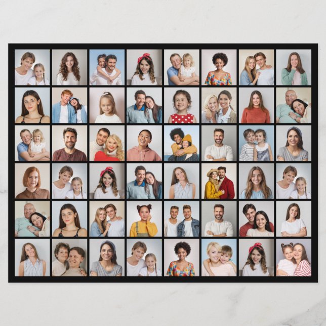 Create Your Own 48 Photo Collage  Flyer (Front)