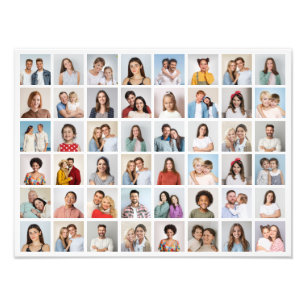 Create Your Own 48 Photo Collage Photo Enlargement Print