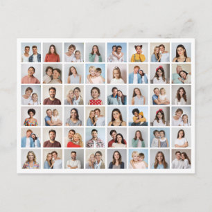 Create Your Own 48 Photo Collage Postcard