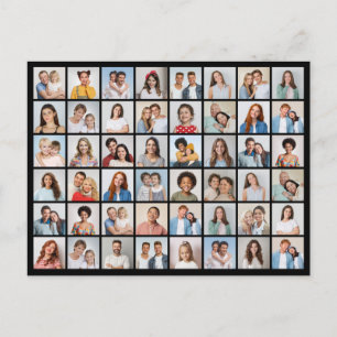 Create Your Own 48 Photo Collage Postcard