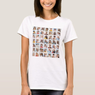 Create Your Own 49 Photo Collage T-Shirt