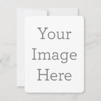 Create Your Own 4.25" x 5.5" Rounded Matte Card