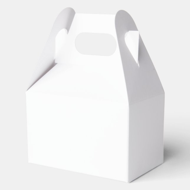Create Your Own 4.5" x2.75" x5.5" Gable Paper Favour Box (Front)