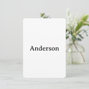 Create Your Own 4.5"x6.25" Rounded Thank You Card