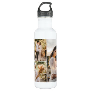 Create Your Own 4 Photo Collage 710 Ml Water Bottle