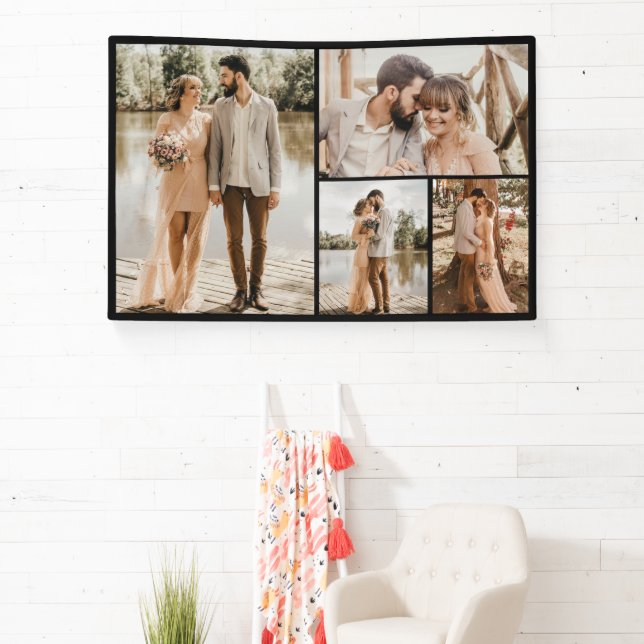 Create Your Own 4 Photo Collage Banner (Insitu)