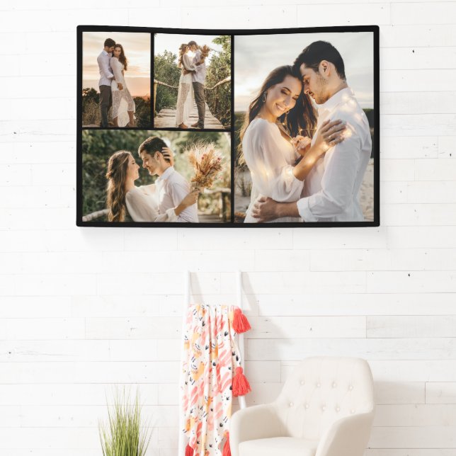 Create Your Own 4 Photo Collage Banner (Insitu)