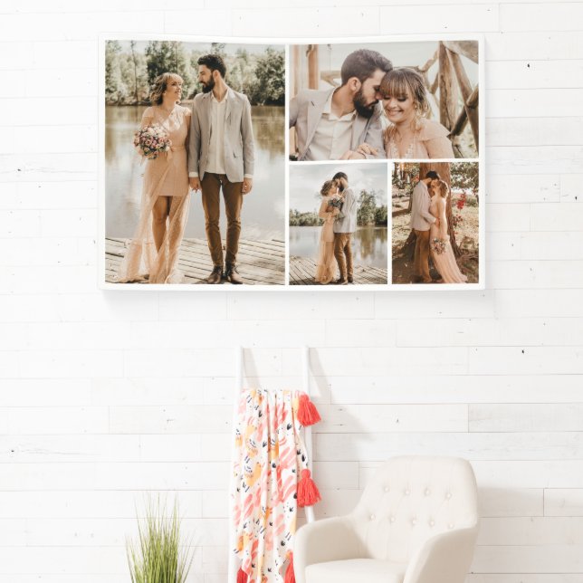 Create Your Own 4 Photo Collage Banner (Insitu)