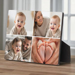 Create Your Own 4 Photo Collage Cute Baby  Plaque<br><div class="desc">Turn your baby’s most adorable moments into a personalised keepsake with this Create Your Own 4-Photo Collage Cute Baby Plaque. Featuring a clean, easy-to-customise layout, this freestanding plaque lets you upload four of your favourite baby photos and add a name, birthdate, or sweet message. Whether it’s a newborn gift, a...</div>