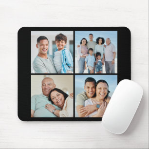 Create Your Own 4 Photo Collage Mouse Pad