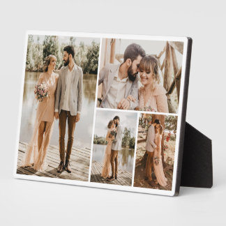 Create Your Own 4 Photo Collage Plaque
