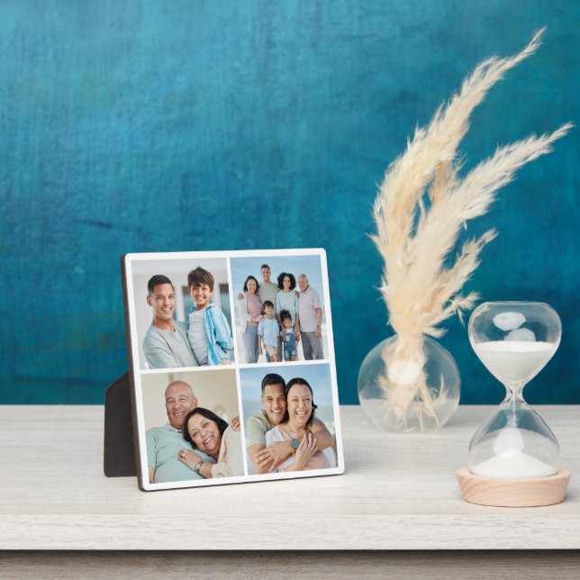 Create Your Own 4 Photo Collage Plaque (Insitu)
