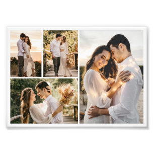 Create Your Own 4 Photo Collage Print
