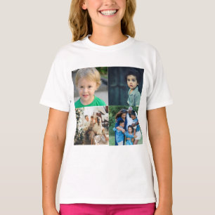 Create Your Own 4 Photo Collage T-Shirt