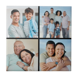 Create Your Own 4 Photo Collage Tile