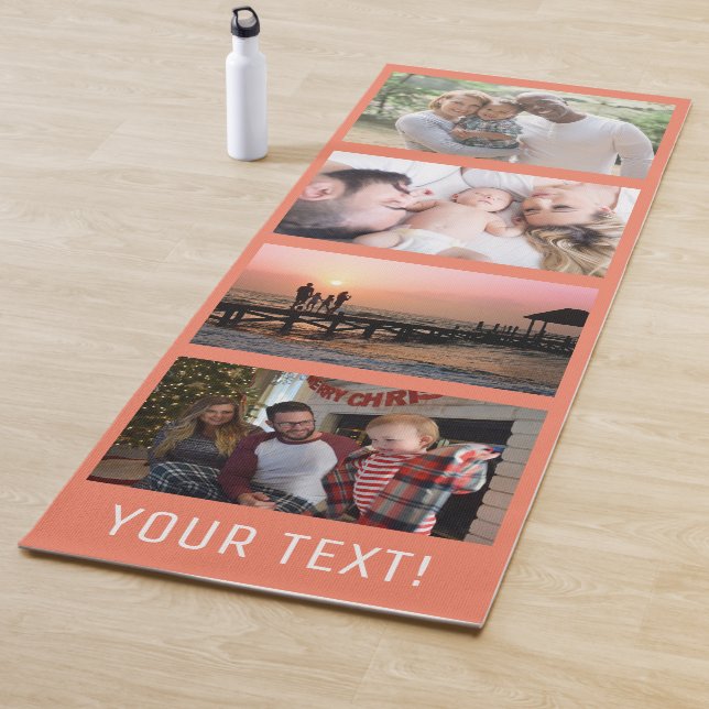Create Your Own 4 Photo Collage Yoga Mat (In Situ)