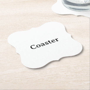 Create Your Own 4" x 4" Bracket Paper Coaster