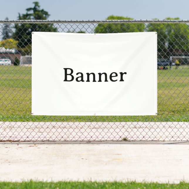 Create Your Own 4' x 6' Outdoor  Banner (Insitu)