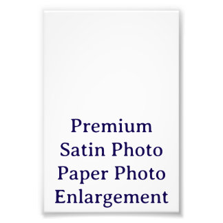 Create Your Own 4" x 6" Satin Photo Enlargement Print