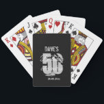 Create Your Own 50th Any Birthday Black  Playing Cards<br><div class="desc">Create Your Own 50th Any Birthday Black Game playing cards</div>