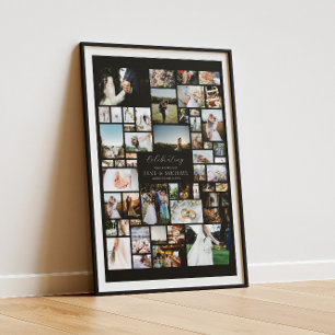 Create Your Own 52 Photo Collage Poster