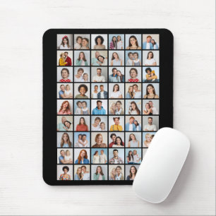 Create Your Own 54 Photo Collage Mouse Pad