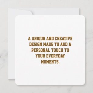 Create Your Own 5.25" Circle Invitation