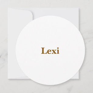 Create Your Own 5.25" Circle Invitation