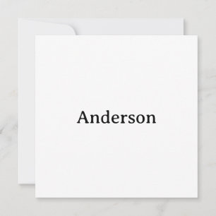 Create Your Own 5.25" Squared Thank You Card