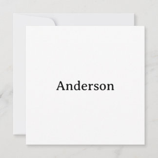 Create Your Own 5.25" Squared  Thank You Card