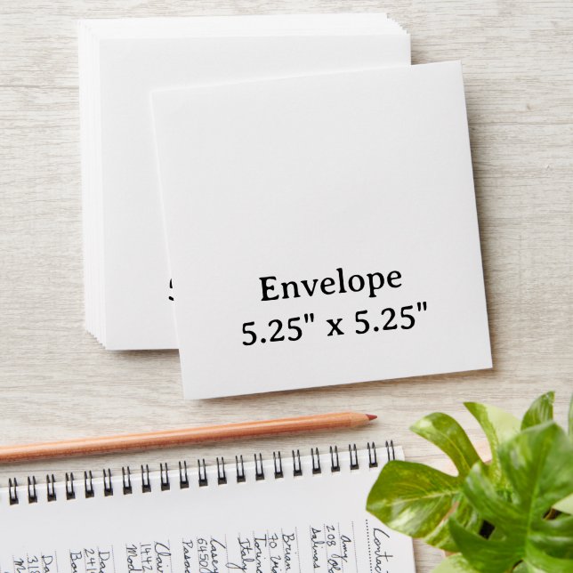 create your own 5.25" x 5.25" Envelope (Stacked)