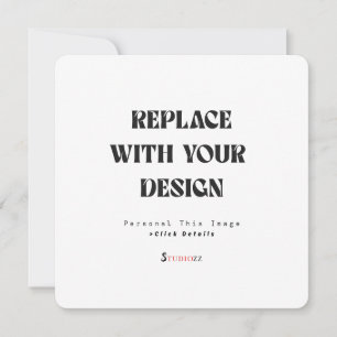 Create Your Own 5.25" x 5.25" Wedding Invitation