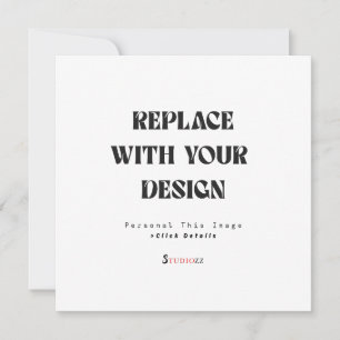 Create Your Own 5.25" x 5.25" Wedding Invitation