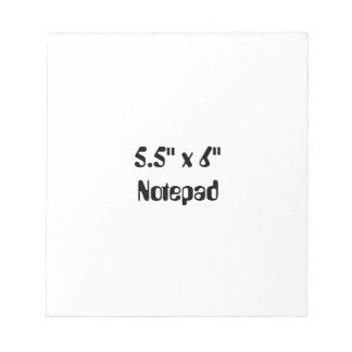 Create Your Own 5.5" x 6" Notepad