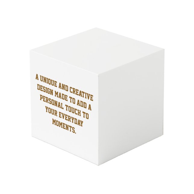 Create Your Own 5-Panel Photo Cube (Front Angled)