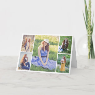 Create Your Own 5 Photo Collage Card
