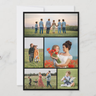 Create Your Own 5 Photo Collage Card