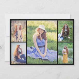 Create Your Own 5 Photo Collage Card