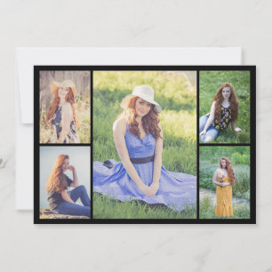 Create Your Own 5 Photo Collage Card