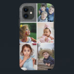 Create Your Own 5  Photo Collage  Chalkboard Case-Mate iPhone Case<br><div class="desc">Modern Photo iPhone case personalised with  5 pictures.</div>