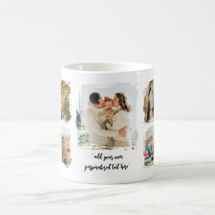 Create Your Own 5 Photo Collage Coffee Mug