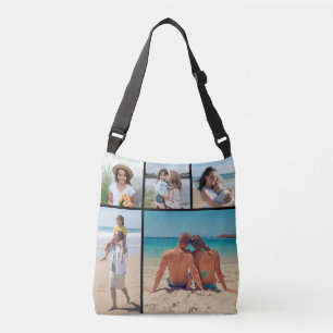 Create Your Own 5 Photo Collage Crossbody Bag