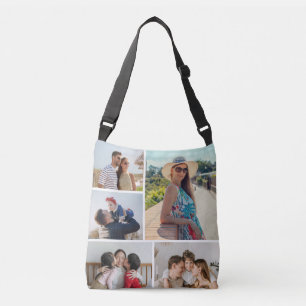 Create Your Own 5 Photo Collage Crossbody Bag