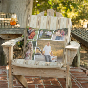 Create Your Own 5 Photo Collage Cushion