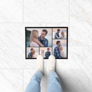 Create Your Own 5 Photo Collage Doormat