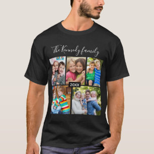 Create Your Own 5 Photo Collage Family Vacation T-Shirt