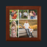 Create Your Own 5 Photo Collage Gift Box<br><div class="desc">Create your own 5 Photo Collage for Christmas, Birthdays, Weddings, Anniversaries, Graduations, Father's Day, Mother's Day or any other Special Occasion, with our easy-to-use design tool. Add your favourite photos of friends, family, vacations, hobbies and pets and you'll have a stunning, one-of-a-kind photo collage. Our custom photo collage is perfect...</div>