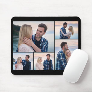 Create Your Own 5 Photo Collage Mouse Pad