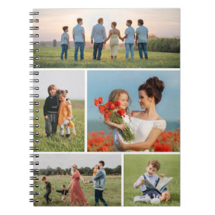 Create Your Own 5 Photo Collage Notebook